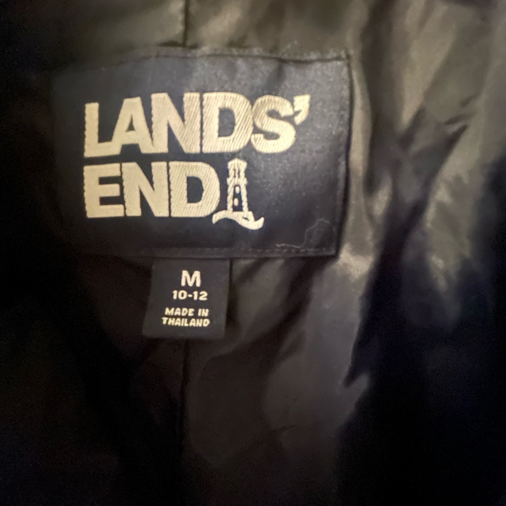 Lands' End Cobalt and Navy Squall 3 in 1 Parka - Picture 3 of 3